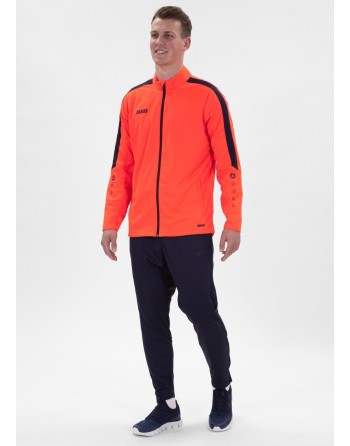 Polyesterjacke Power / Matt-Polyester-Tricot