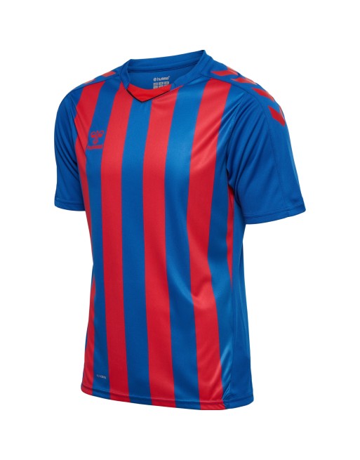 hmlCORE XK STRIPED JERSEY S/S / Interlock-Stoff